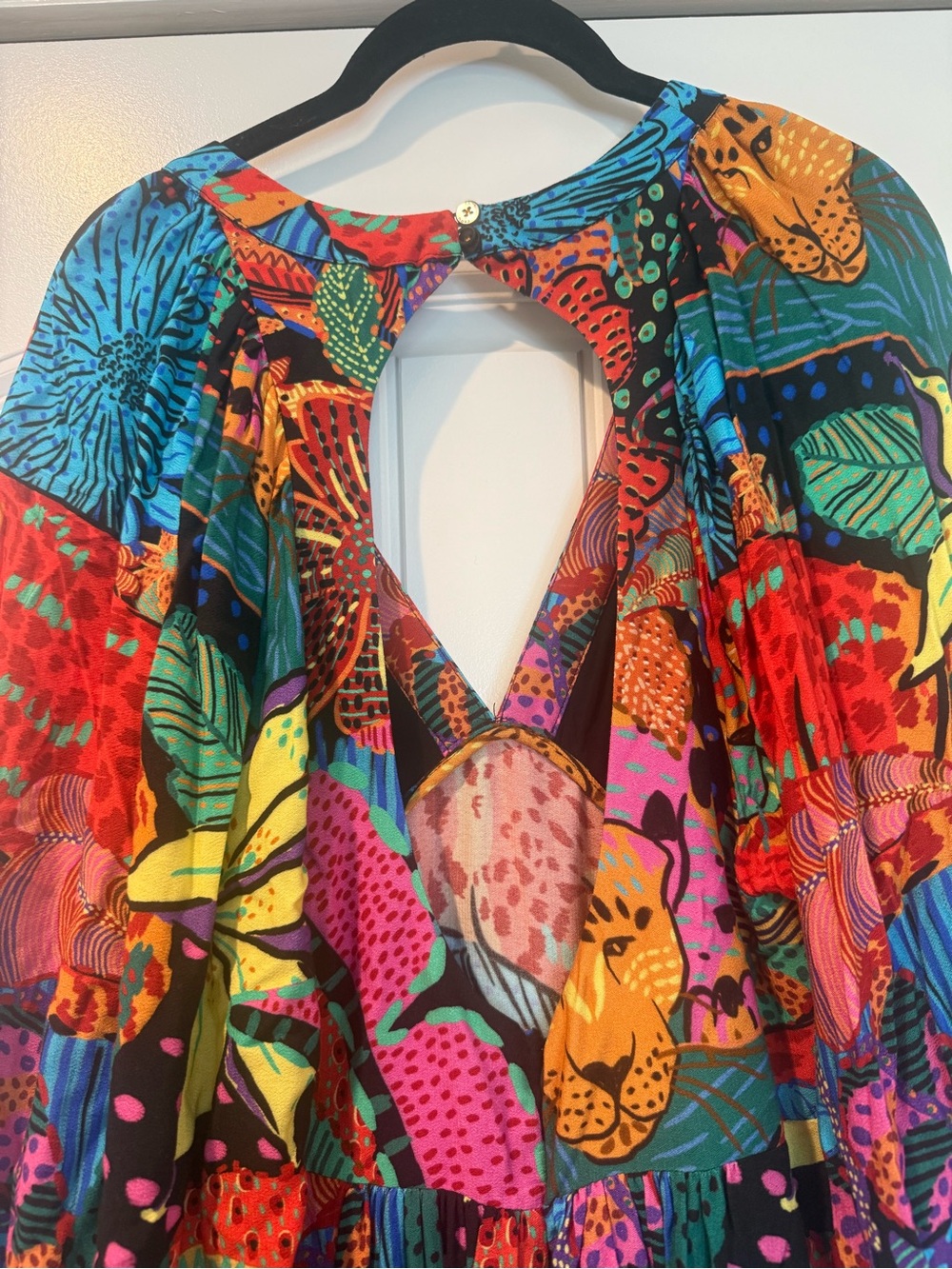 Farm Rio Cool Leopards Maxi Dress NWT - Picture 7 of 8